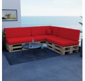 Palettenkissen Seitenkissen für Europaletten 60x40x20/10, Wasserabweisend, Rot Palettenkissen Seitenkissen für Europaletten 60x40x20/10, Wasserabweisend, Rot