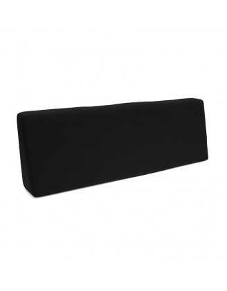 Palettenkissen Rückenkissen für Europaletten 120x40x20/10, Wasserabweisend, Schwarz