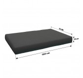 Palettenkissen Sitzkissen für Europaletten 120x80x15, Anthrazit Palettenkissen Sitzkissen für Europaletten 120x80x15, Anthrazit