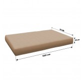 6er Set Palettenkissen - 2x Sitzkissen + 2x Rückenkissen + Seitenkissen + Dekokissen, Beige 6er Set Palettenkissen - 2x Sitzkissen + 2x Rückenkissen + Seitenkissen + Dekokissen, Beige