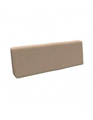 Palettenkissen Rückenkissen für Europaletten 120x40x20/10, Beige