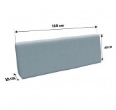 6er Set Palettenkissen - 2x Sitzkissen + 2x Rückenkissen + Seitenkissen + Dekokissen, Blau 6er Set Palettenkissen - 2x Sitzkissen + 2x Rückenkissen + Seitenkissen + Dekokissen, Blau