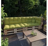 Palettenkissen, Dekokissen für Palettensofa und Gartenmöbel, 40x40 cm, Limettengrün Palettenkissen, Dekokissen für Palettensofa und Gartenmöbel, 40x40 cm, Limettengrün