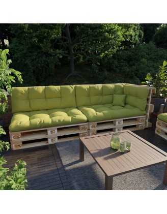 Palettenkissen, Dekokissen für Palettensofa und Gartenmöbel, 40x40 cm, Limettengrün