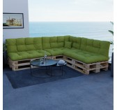 Palettenkissen, Dekokissen für Palettensofa und Gartenmöbel, 40x40 cm, Limettengrün Palettenkissen, Dekokissen für Palettensofa und Gartenmöbel, 40x40 cm, Limettengrün