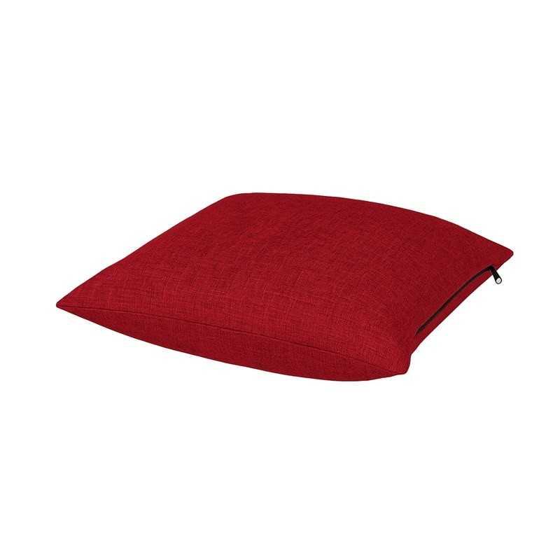 Palettenkissen, Dekokissen für Palettensofa und Gartenmöbel, 40x40 cm, Rot