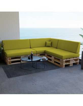 Dekokissen für Palettensofa, Palettenkissen 40x40 cm, Limettengrün