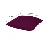Dekokissen für Palettensofa, Palettenkissen 40x40 cm, Violett