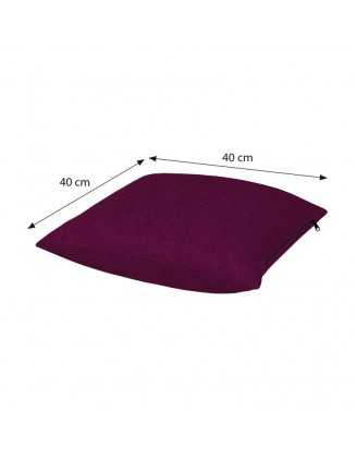 Dekokissen für Palettensofa, Palettenkissen 40x40 cm, Violett