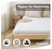 Matratzen Topper PREMIUM 90x200x8 cm