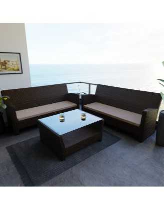 Bankauflage, Bankkissen, Sitzkissen für Bank, Sitzbank, Sitzpolster, Bankpolster, Stuhlkissen, 110 x 40 x 5 cm, Beige