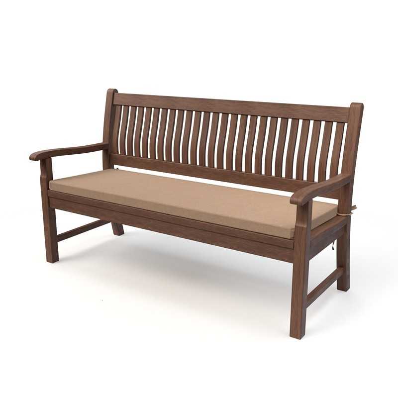 Bankauflage, Bankkissen, Sitzkissen für Bank, Sitzbank, Sitzpolster, Bankpolster, Stuhlkissen, 140 x 40 x 5 cm, Beige Bankauflage, Bankkissen, Sitzkissen für Bank, Sitzbank, Sitzpolster, Bankpolster, Stuhlkissen, 140 x 40 x 5 cm, Beige