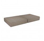 Klappmatratze 160×80×15 cm für modulare Kindersofa aus weichem Cord, Farbe Warmer Karamell