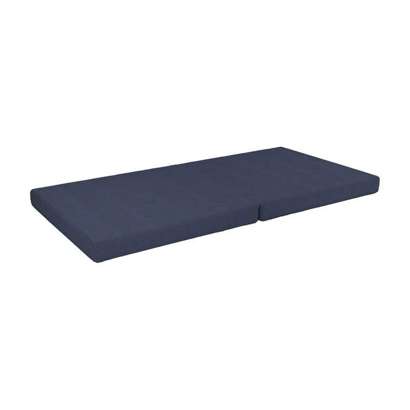Klappmatratze 160×80×8 cm für modulare Kindersofa aus weichem Cord, Farbe Nächtlicher Himmel Klappmatratze 160×80×8 cm für modulare Kindersofa aus weichem Cord, Farbe Nächtlicher Himmel