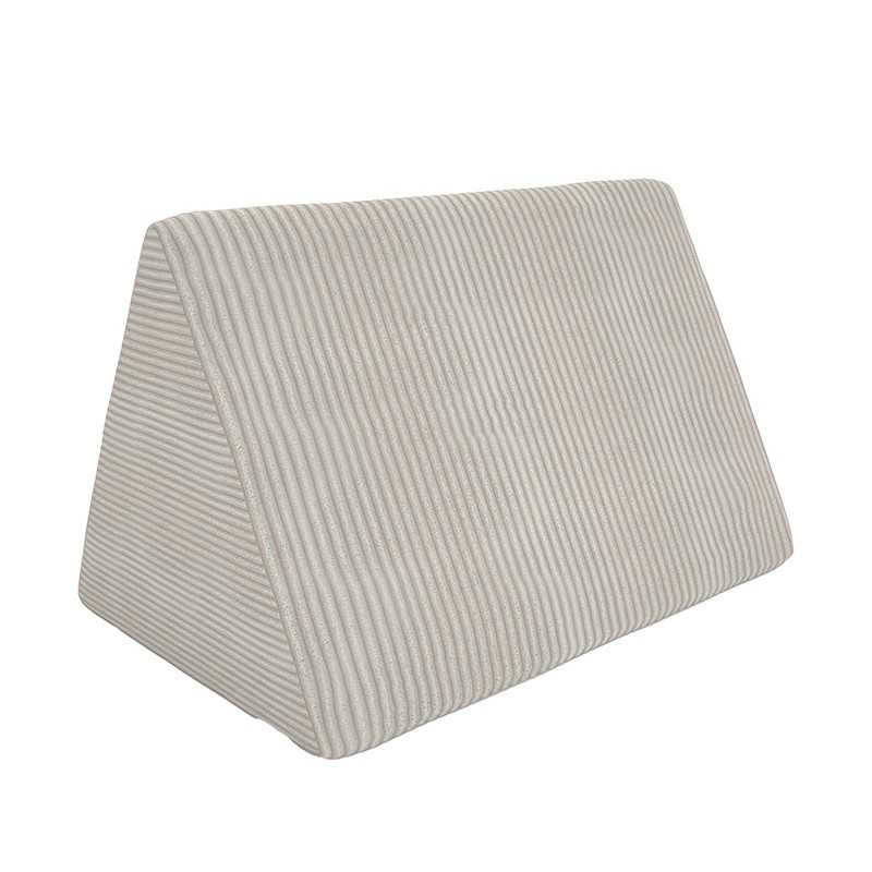 Dreieckskissen 55×35×35 cm für modulare Kindersofa aus weichem Cord, Farbe Sandige Dämmerung
