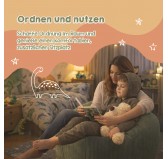 Sitzsack Kinder Bezug | Verwandelt sich in einen bequemen Sitzpouf | Cordstoff | 85x85x50 cm | Frühlings Erbse