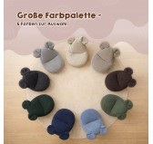 Kinder Sitzsack mit Mauseohren | Cordstoff | 68x68x50 cm | Nächtlicher Kiesel Kinder Sitzsack mit Mauseohren | Cordstoff | 68x68x50 cm | Nächtlicher Kiesel