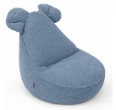 Kinder Sitzsack mit Mauseohren | Cordstoff | 68x68x50 cm | Blaue Lagune Kinder Sitzsack mit Mauseohren | Cordstoff | 68x68x50 cm | Blaue Lagune