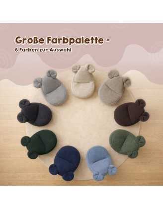 Kinder Sitzsack mit Mauseohren | Cordstoff | 68x68x50 cm | Waldgrün