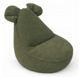 Kinder Sitzsack mit Mauseohren | Cordstoff | 68x68x50 cm | Frühlings Erbse Kinder Sitzsack mit Mauseohren | Cordstoff | 68x68x50 cm | Frühlings Erbse