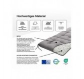 Gartenstuhl Hochlehner Auflage | Wasserabweisend | 120x50x10 cm | Anthrazit Gartenstuhl Hochlehner Auflage | Wasserabweisend | 120x50x10 cm | Anthrazit