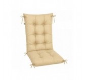 Gartenstuhl Hochlehner Auflage | Wasserabweisend | 120x50x10 cm | Beige Gartenstuhl Hochlehner Auflage | Wasserabweisend | 120x50x10 cm | Beige