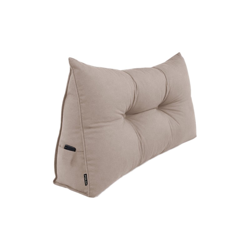 Rückenkissen gesteppt | Lesekissen für Bett oder Sofa | 100x50x20 cm | Beige Rückenkissen gesteppt | Lesekissen für Bett oder Sofa | 100x50x20 cm | Beige