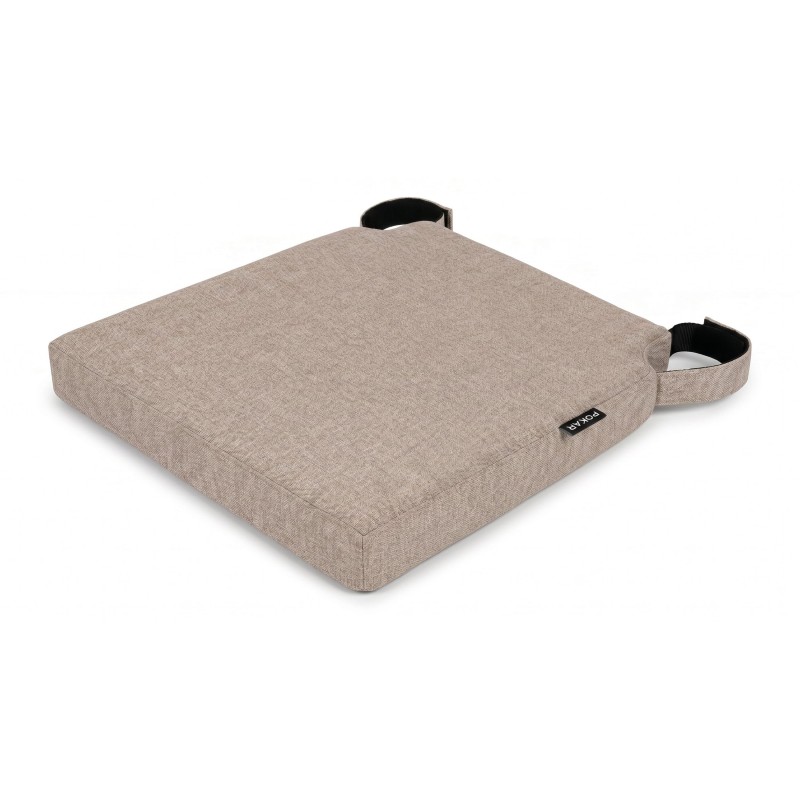 Stuhlkissen mit Klettverschluss | 41x35x40 cm | Farbe Beige Stuhlkissen mit Klettverschluss | 41x35x40 cm | Farbe Beige