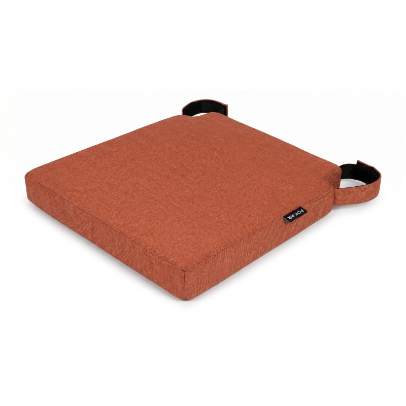 Stuhlkissen mit Klettverschluss | 41x35x40 cm | Farbe Orange Stuhlkissen mit Klettverschluss | 41x35x40 cm | Farbe Orange