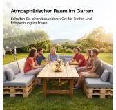 2er Set Palettenkissen - Sitzkissen 120x80 + Rückenkissen 120x40, Blau 2er Set Palettenkissen - Sitzkissen 120x80 + Rückenkissen 120x40, Blau