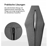 2er Set Palettenkissen - Sitzkissen 120x80 + Rückenkissen 120x40, Blau 2er Set Palettenkissen - Sitzkissen 120x80 + Rückenkissen 120x40, Blau