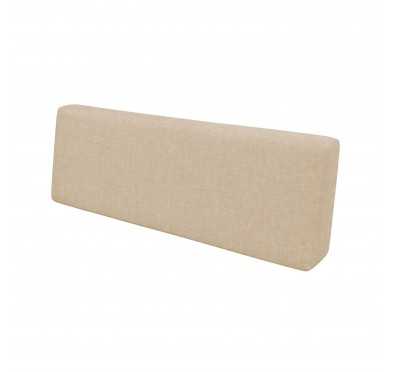 Palettenkissen Rückenkissen für Europaletten 120x40x20, Beige