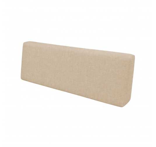 Palettenkissen Rückenkissen für Europaletten 120x40x20, Beige