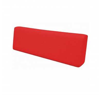 Palettenkissen Rückenkissen für Europaletten 120x40x20/10, Wasserabweisend, Rot