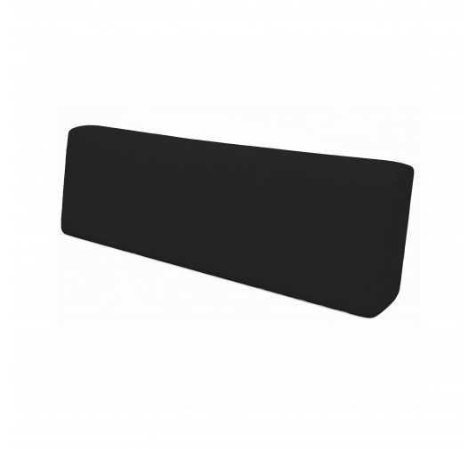 Palettenkissen Rückenkissen für Europaletten 120x40x20/10, Wasserabweisend, Schwarz