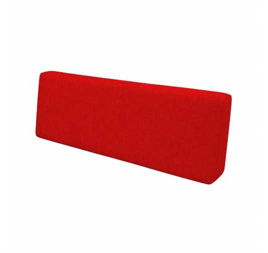 Palettenkissen Rückenkissen für Europaletten 120x40x20/10 cm, Rot