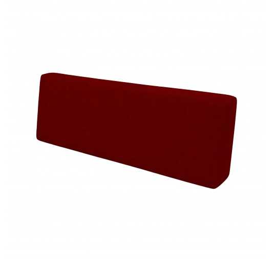 Palettenkissen Rückenkissen für Europaletten 120x40x20/10 cm, Bordeaux