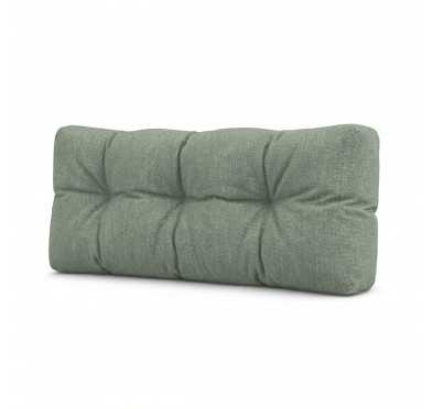 Palettenkissen Rückenkissen für Europaletten 120x40x15, Gesteppt, Grün