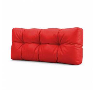 Palettenkissen Rückenkissen, Wasserabweisend, Gesteppt, 120x40x15, Rot