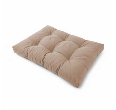 Palettenkissen Sitzkissen für Europaletten 120x80x15 Gesteppt, Beige