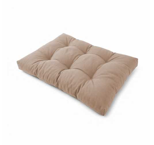 Palettenkissen Sitzkissen für Europaletten 120x80x15 Gesteppt, Beige