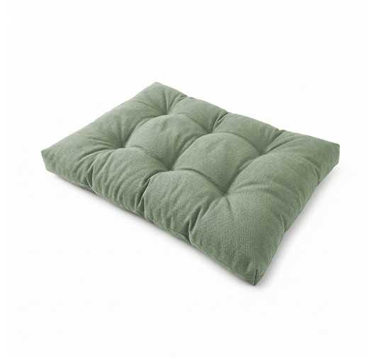 Palettenkissen Sitzkissen für Europaletten 120x80x15 Gesteppt, Grün