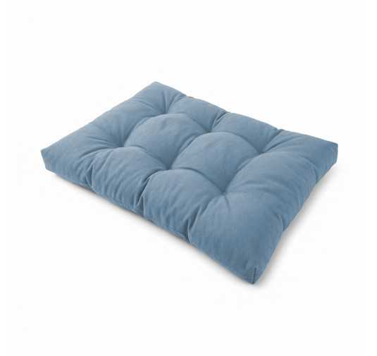 Palettenkissen Sitzkissen für Europaletten 120x80x15 Gesteppt, Blau