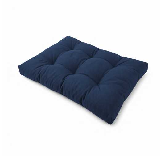 Palettenkissen Sitzkissen für Europaletten 120x80x15 Gesteppt, Dunkelblau