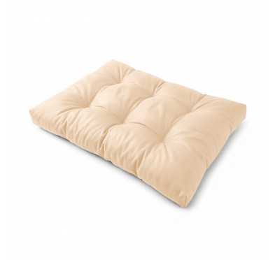Palettenkissen Sitzkissen, Wasserabweisend, Gesteppt, 120x80x15, Beige
