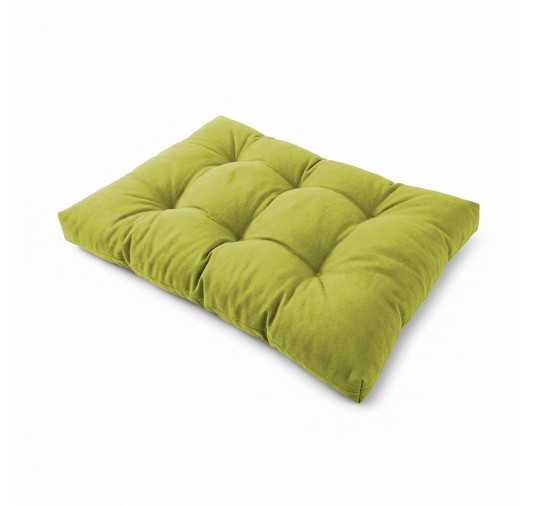 Palettenkissen Sitzkissen für Europaletten 120x80 cm, Gesteppt, Limettengrün