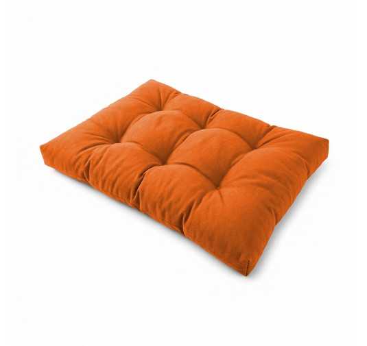 Palettenkissen Sitzkissen für Europaletten 120x80 cm, Gesteppt, Orange