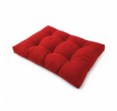 Palettenkissen Sitzkissen für Europaletten 120x80 cm, Gesteppt, Rot