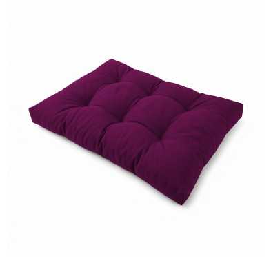 Palettenkissen Sitzkissen für Europaletten 120x80 cm, Gesteppt, Violett