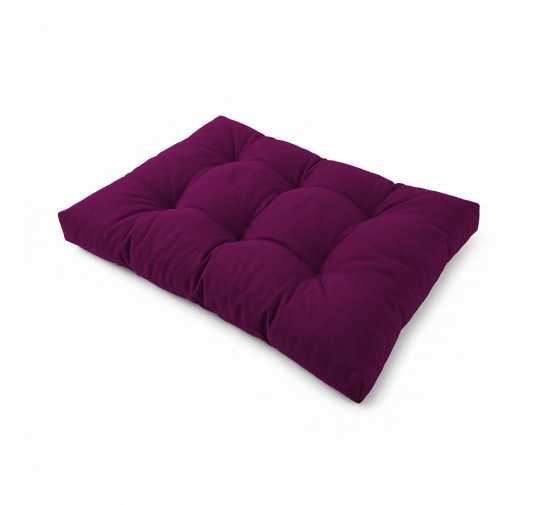 Palettenkissen Sitzkissen für Europaletten 120x80 cm, Gesteppt, Violett